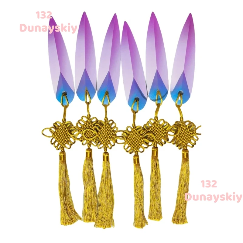 1/3/6pcs Zoey 3D 소품 KPop 악마 사냥꾼 코스프레 의상 다트 휴대용 부메랑 무기 액세서리 할로윈 변장