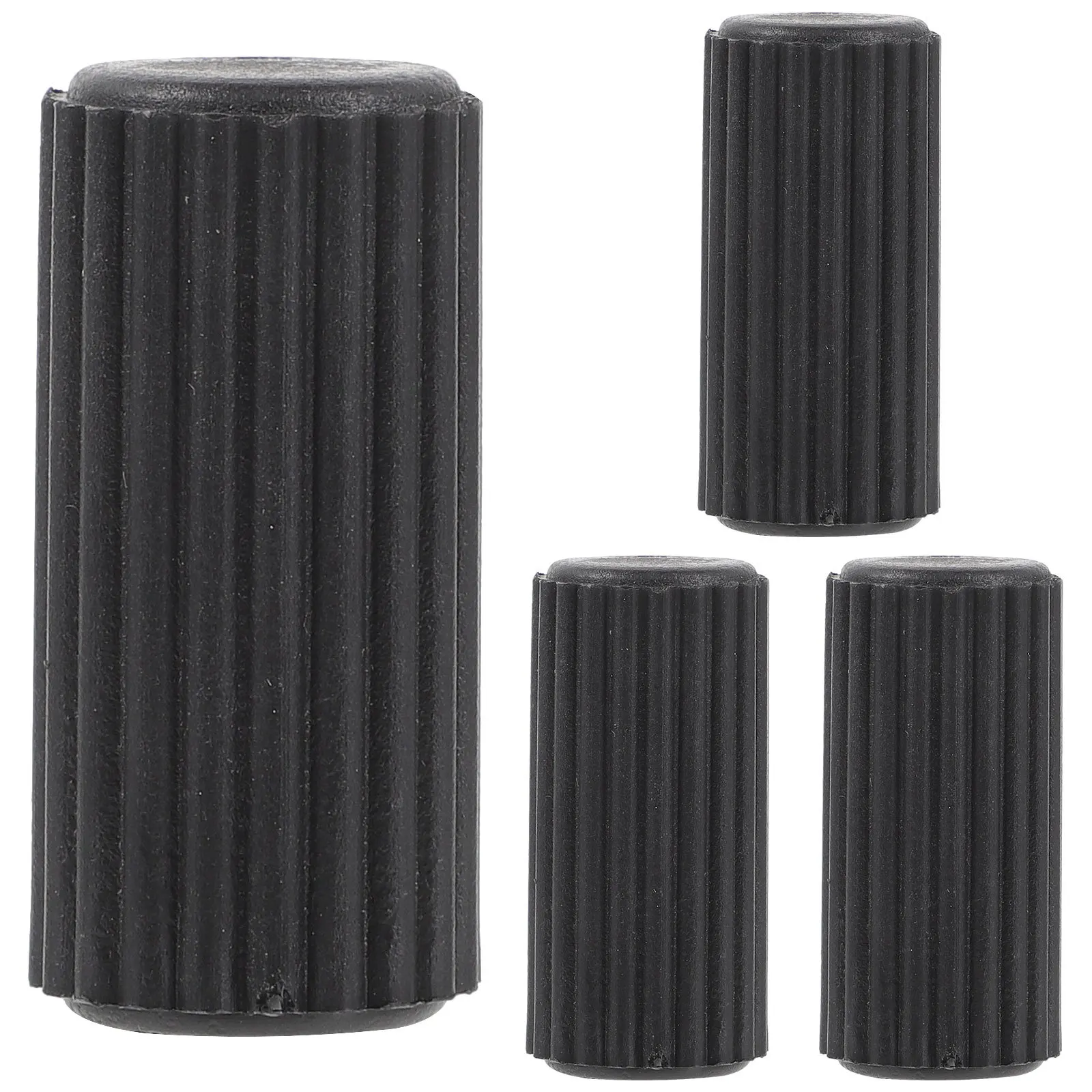 

4Pcs Wheelchair Brake Parts Plastic End Caps Durable Bike Brake End Tips Replacement Accessories for Stable Braking Effect