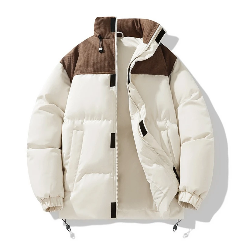 

Winter Cotton-padded Clothes, Thickened Hooded Large-size Cotton-padded Clothes, Cold-proof and Warm, Casual Couple Clothes.