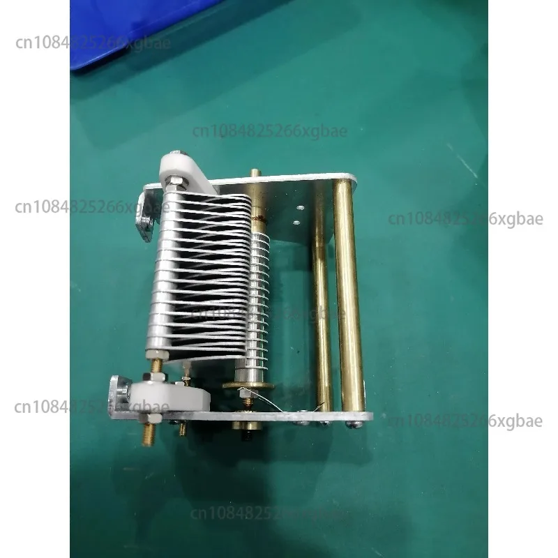 500PF Variable Air Capacitor 20-500pF Adjustable Single Section Air Dielectric Variable Capacitor for Radio Tuner DIY Ham Radio