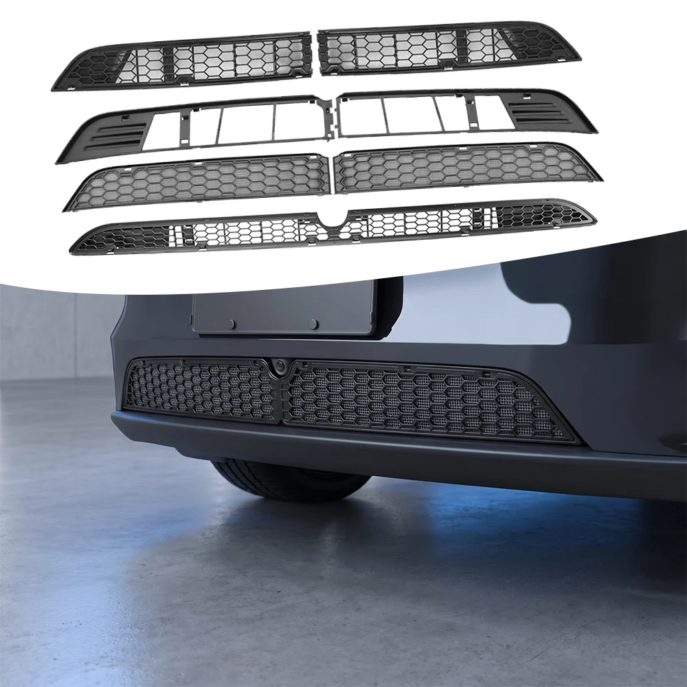 Front Bumper Anti Insect Net Grille Mesh Air Inlet Vent Protector Guards Cover For Tesla Model YL/3/Y Juniper Highland 2025 2026