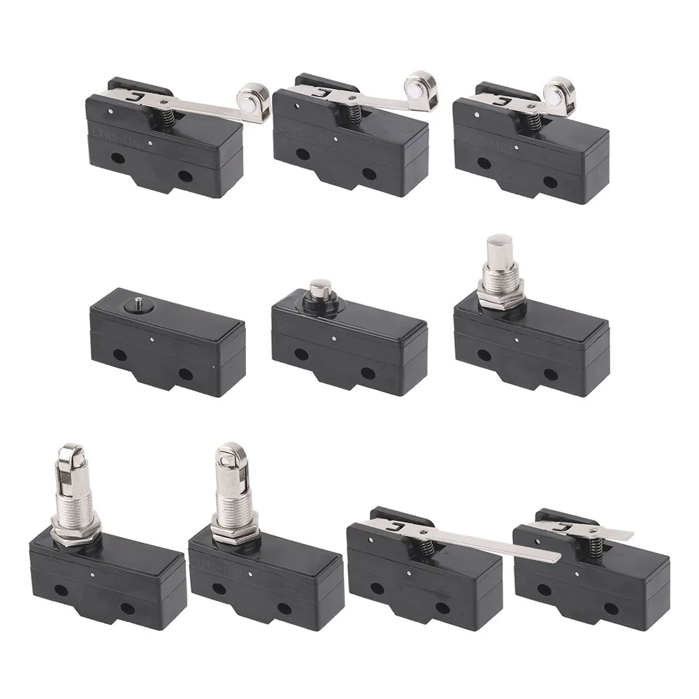 1Pcs LXW5 11N1 11N2 11G1 11G2 11G3 11Q1 11Q2  11Z  travel witches button Limit Switch 3 Screw Terminal Micro Switch Momentary image 4