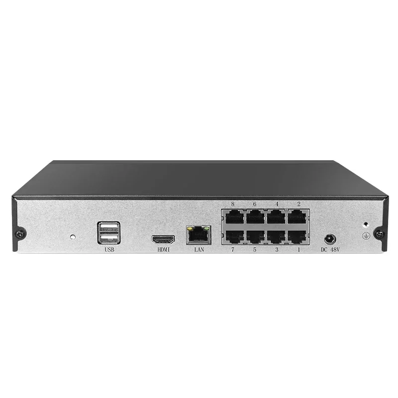 5MP 8CH Poe Nvr أطقم كاميرات كاميرا الأمن في الهواء الطلق Nvr نظام الدوائر التلفزيونية المغلقة كاميرا مصغرة 8CH Nvr