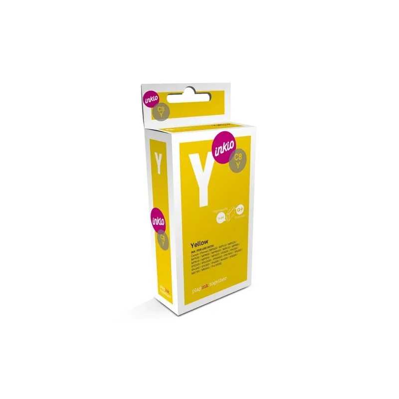 Alternative ink cartridge Canon yellow C8Y, replaces a CLI-8Y - 0623B001 CCCLI8YC 6926474623535 imprimirbien.com