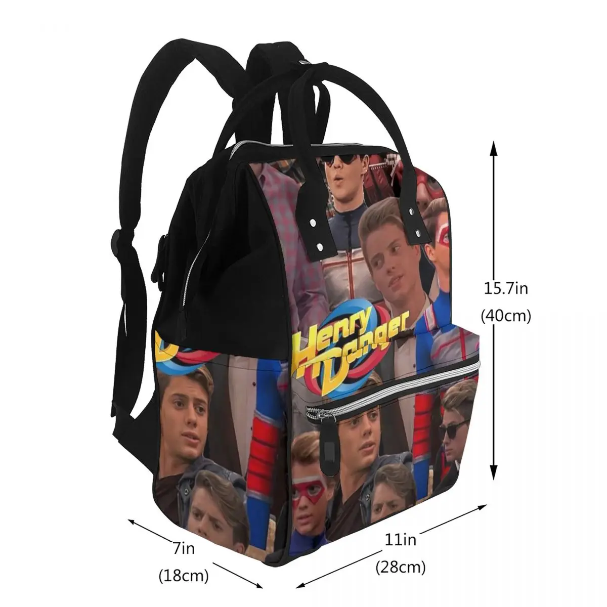 Henry Danger Student Backpack School Bag Hiking Travel Daypack for Men Women Bookbag Shoulder Bags