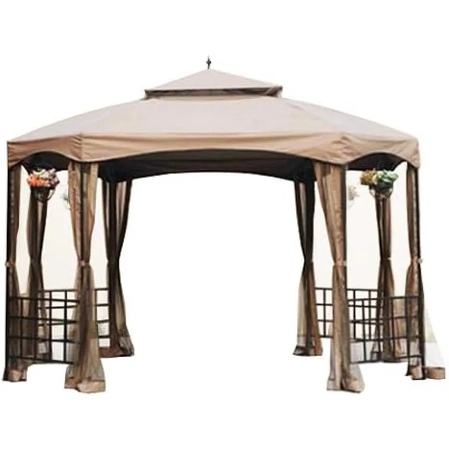 Replacement Canopy Top Cover for the L-GZ240PST-A Sienna Octagon Gazebo - RipLock 350