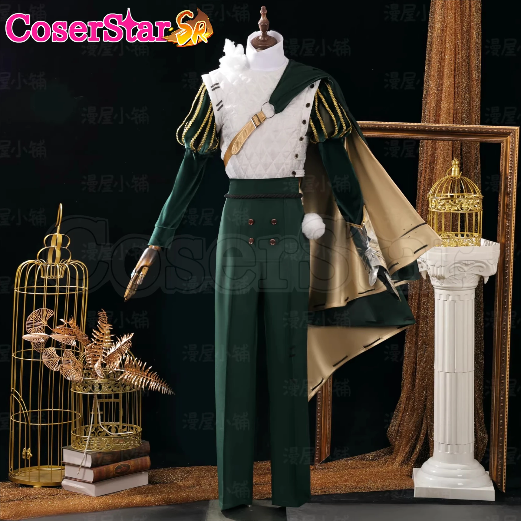 

CoserStar-SR Игровой костюм Identity V: Лицедей (Рыцарь) ‌ Костюм для косплея Ричарда Стерлинга, карнавальный костюм на Хэллоуин, аниме, ролевая игра, униформа