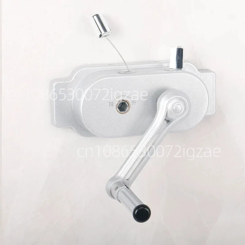 Elevating Drying Racks Hand Winch Height Adjustable Drying Rack Handle Rocker Universal Free Punched 2 Hole Distance Adjustable