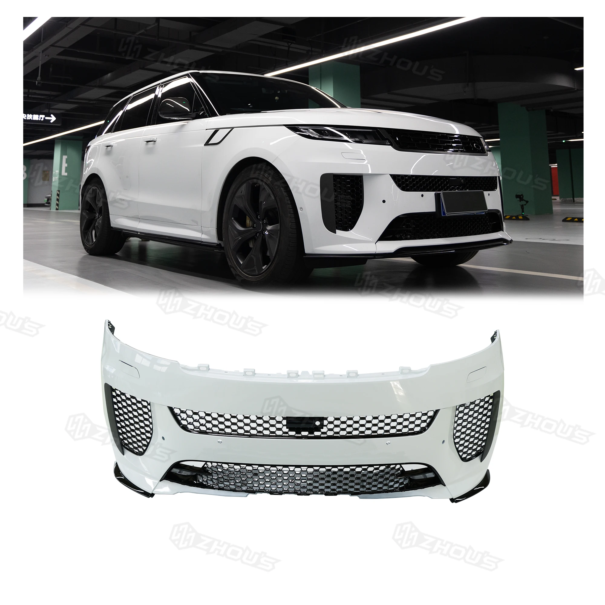 New SV Style Front Bumper Assembly High Quality PP Plastic Modified Body Kit ForRange Rover Sport L461 2025