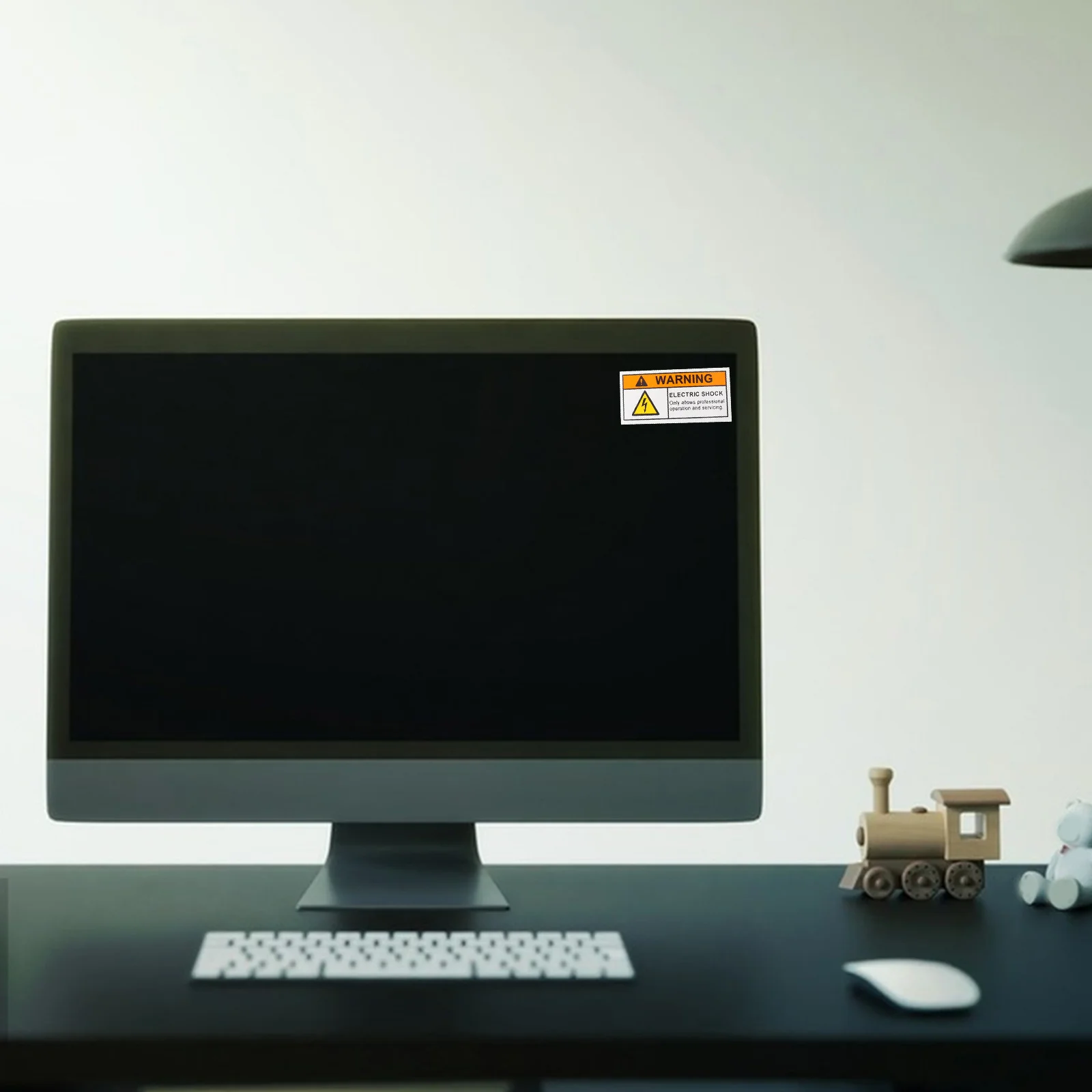 5Pcs Caution Sign Sticker Electric Shocks Warning High Voltage Safety Electrical Panel Labels Professional Maintenance