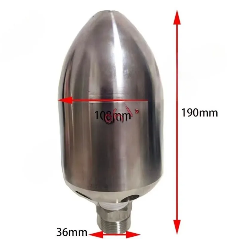 High Pressure Wear Resistant Rotating Ceramic Core Sewer Injector Drain Cleaning Nozzle for Cleaning Equipment Parts