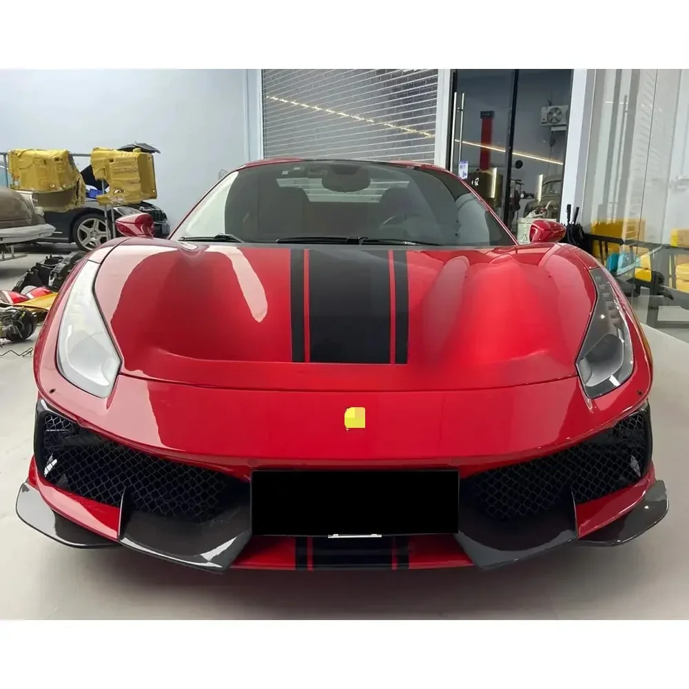 Pista Style Bodykit Dry Carbon Fiber Car Body Kit For Ferra-ri 488 GTB