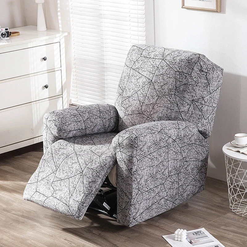 1/2/3 Seater Recliner Sofa Cover Elastic Jacquard Armchair Chair Cover for Living Room Cheap Relax Slipcover Protector