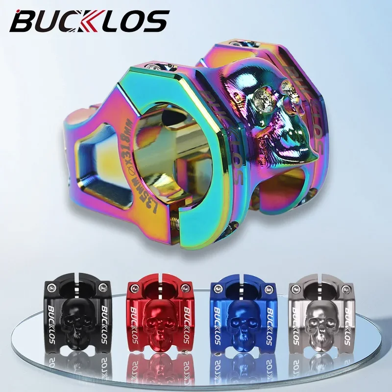 

BUCKLOS Mtb Bicycle Power 31,8 мм с коротким выносом из алюминиевого сплава с ЧПУ, дорожный мост для горного велосипеда, стержень 35 мм, стол на руль DH, детали BMX