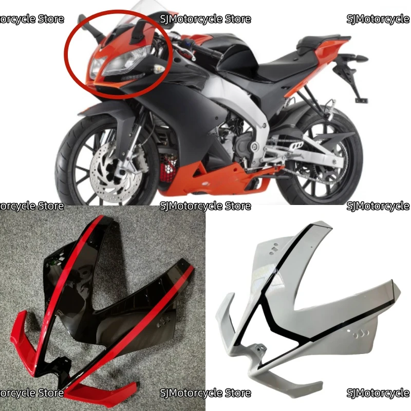 

Fit For Aprilia RS4 125 2012-2015 RSV4 1000 2010-2015 Motorcycle Front Headlight Hood Fairing Panel Cover Nose Head Cowl