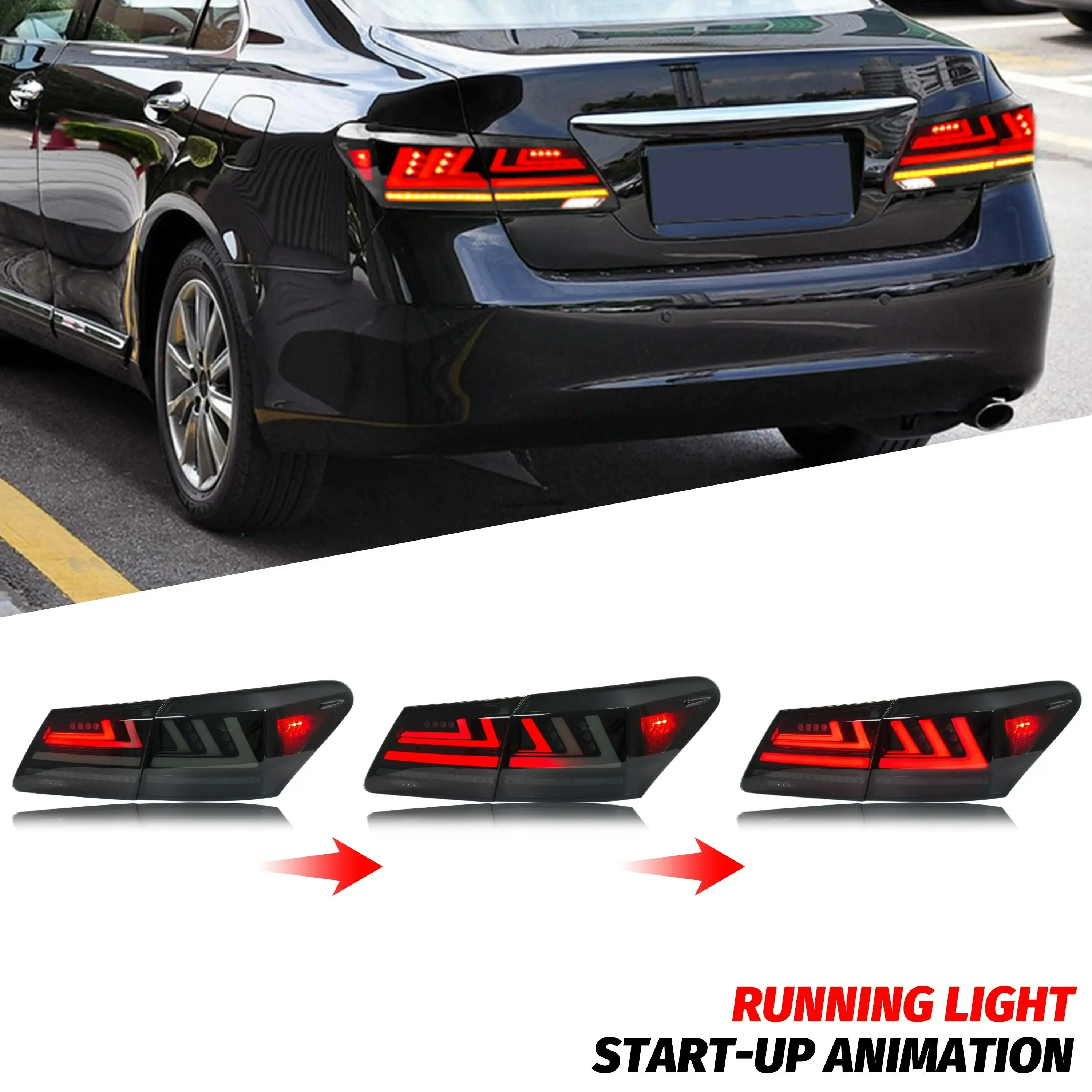 أعلى جودة للمصابيح الخلفية LED الرياضية ES350 ES300 المصابيح الخلفية المعدلة