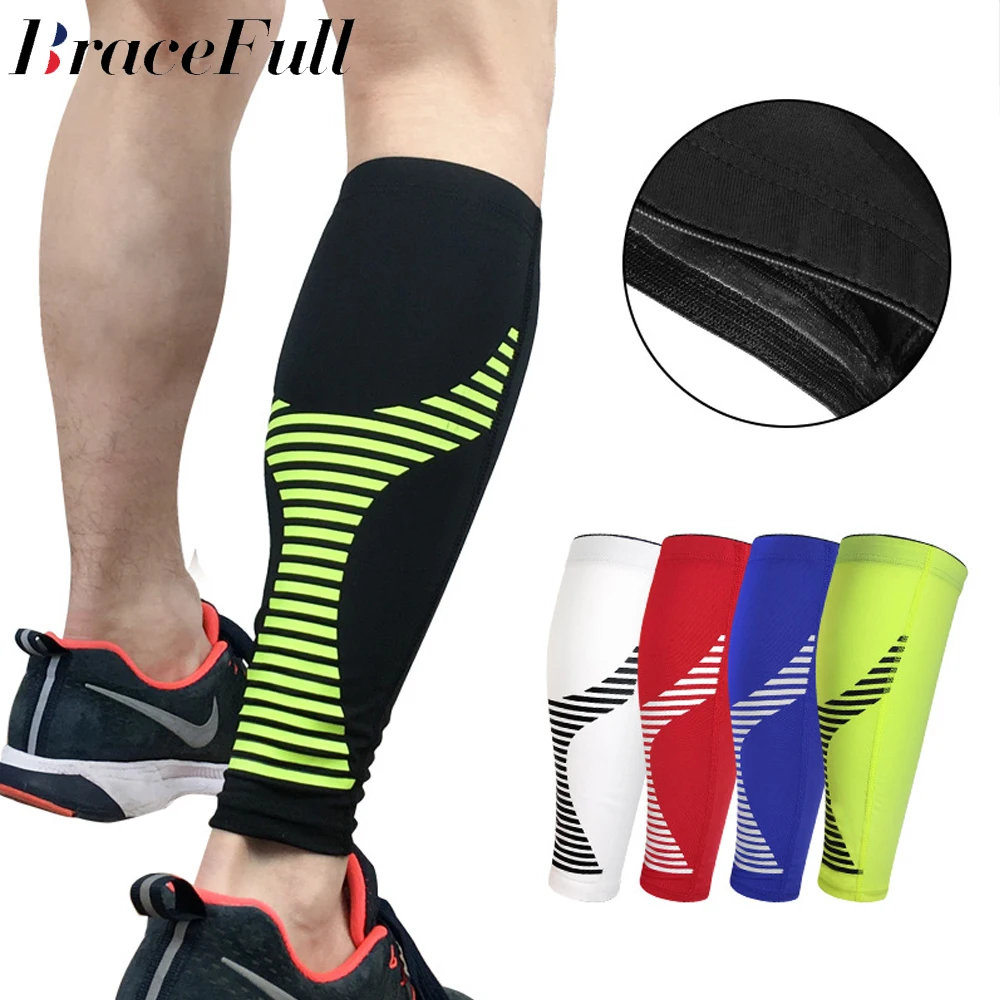 1PCS Sports Compression Calf Sleeves Leg Compression Sock Running Shin Splint Varicose Vein Calf Pain Relief Calf Guards Runners