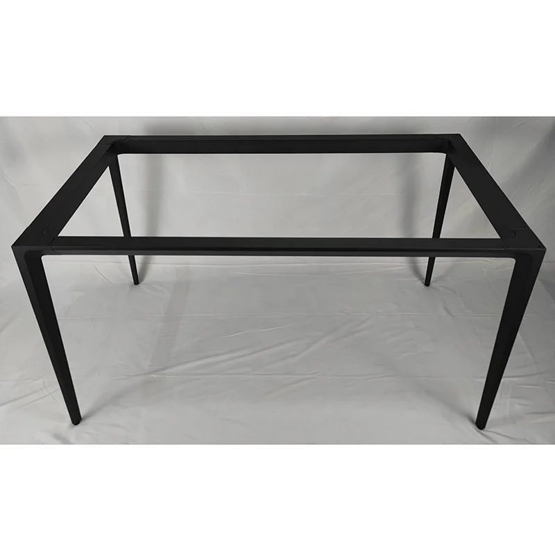 custom.Table Base Dining Table Adjustable Solid Aluminium Alloy Dining Table Wood Furniture