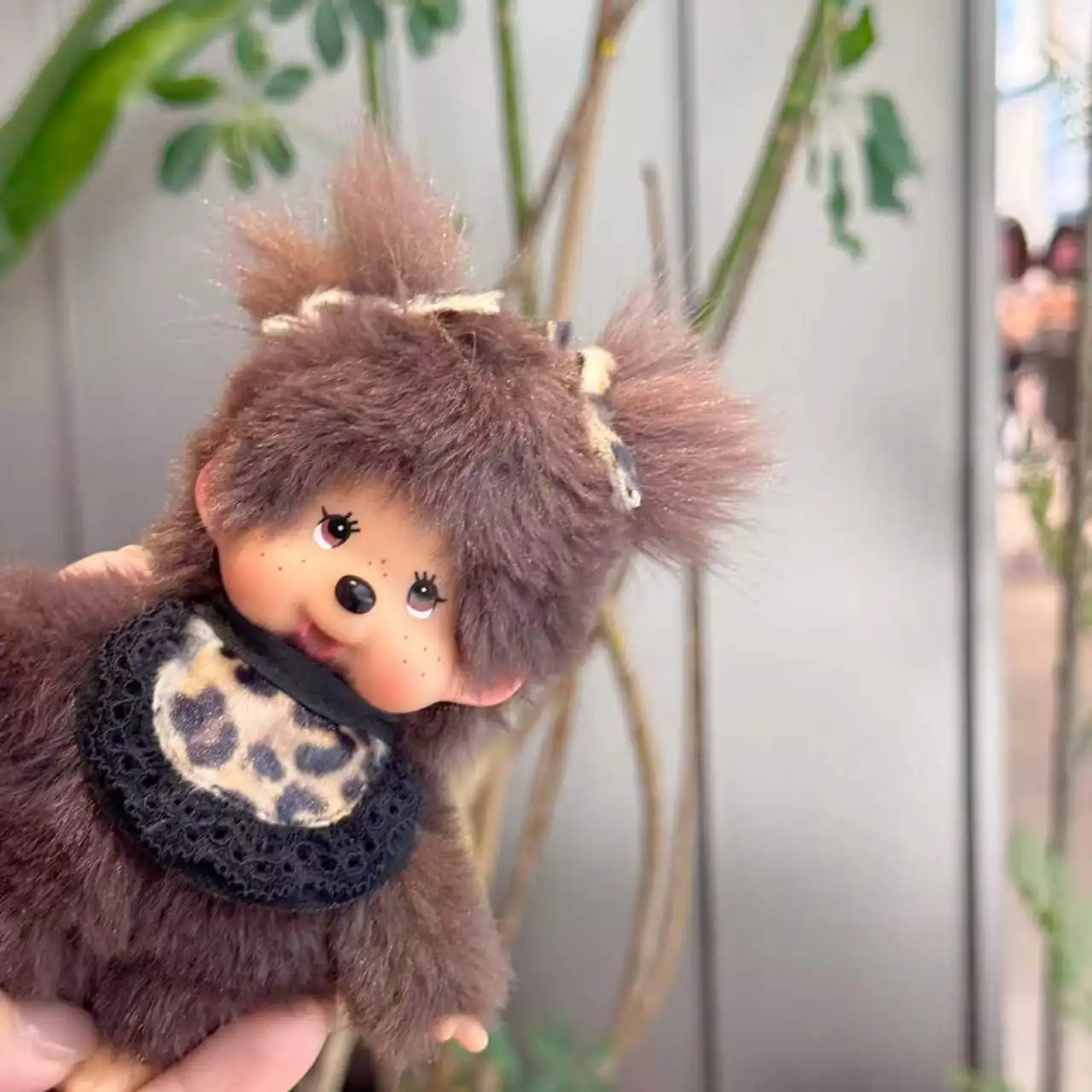 

for Monchichi Keychain Kawaii Keychains Bags Hanging Pendant Monchichi Doll Hanging Charms Birthday Gift 몬치치 키링