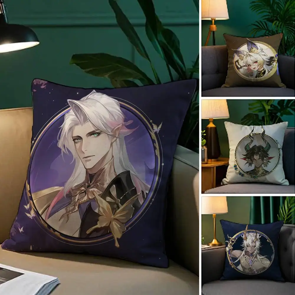 

Hot Game Onmyoji Pillow Case Cozy Plush Pillow Cover Double Side Printed – Home Gift For Bedroom Decor