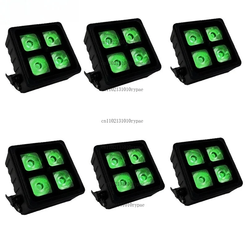 Mini 4‑piece 20W 6‑in‑1 Waterproof Wireless Remote‑Controlled Battery‑Powered PAR Lights