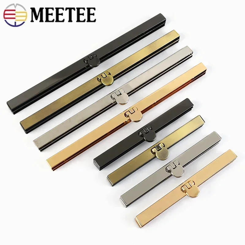 5Pcs Meetee 11.5/19cm Purse Frame Handle Metal Clasps for Wallet Making Women Clutch Kiss Clasp Lock DIY Bags Accessories