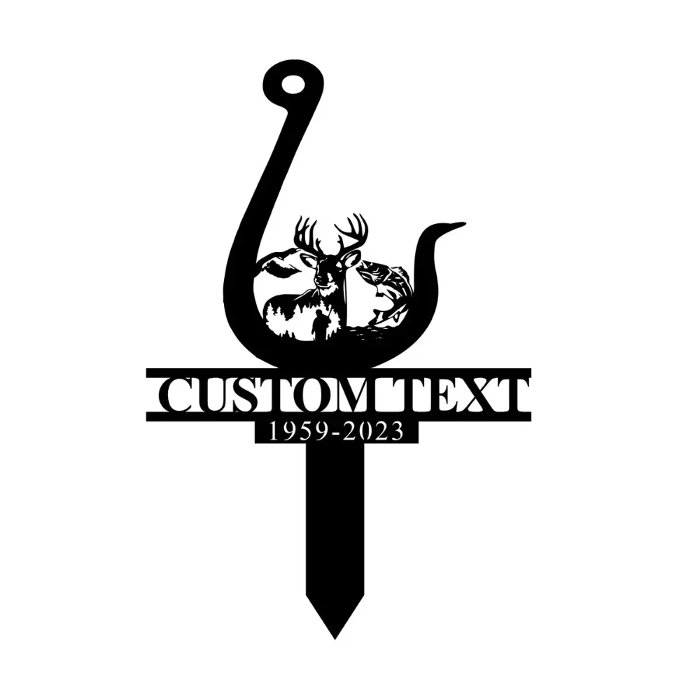 

Эксклюзивный индивидуальный мемориальный кол охотника. Персонализированный Honor a Lost Hunter. Идеальный могильный маркер и дань ко Дню отца.