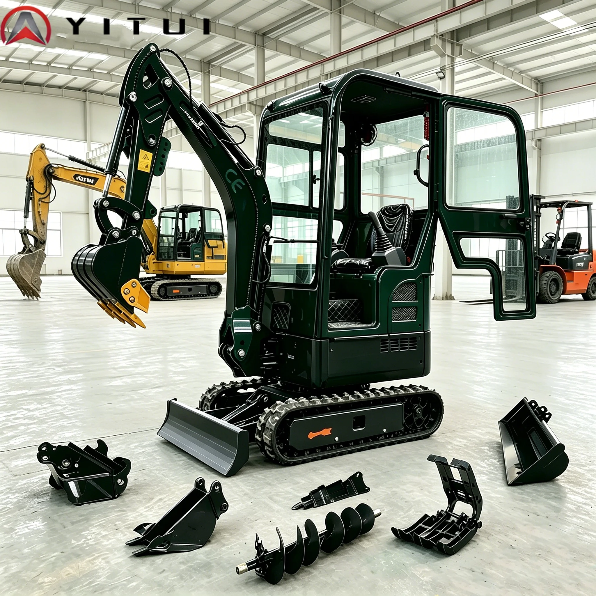 

Customized 1.5T Mini Excavator Euro 5 Multifunctional Small Excavator Fast Delivery Small Crawler Farm Excavators Home