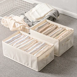 Foldable Drawer Organizer for Jeans Pants Sock Shirts Clothes Storage Box Home Wardrobe Cabinet Drawer Clothes Organizer Storage