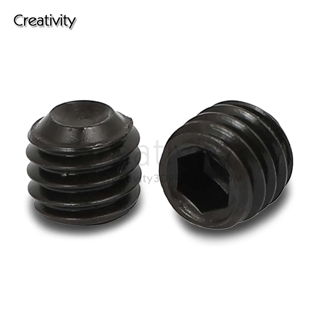 

50 шт., набор винтов для 3D-принтера M3 M4, черные, 12,9 дюйма