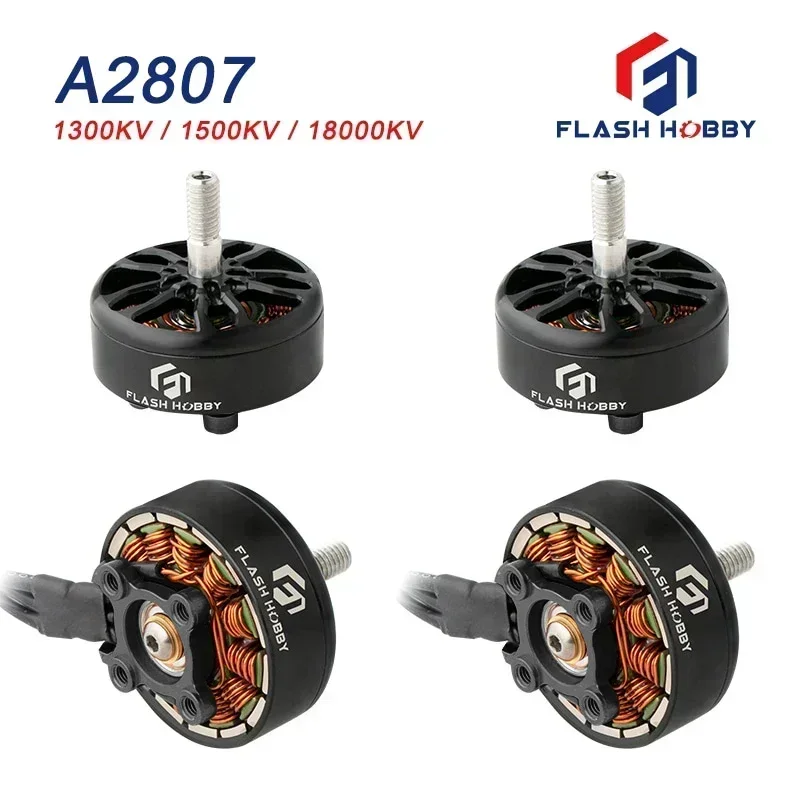 

FLASHHOBBY A2807 - 2807 Бесщеточный двигатель 1800KV 4S 1500KV 1300KV 6S