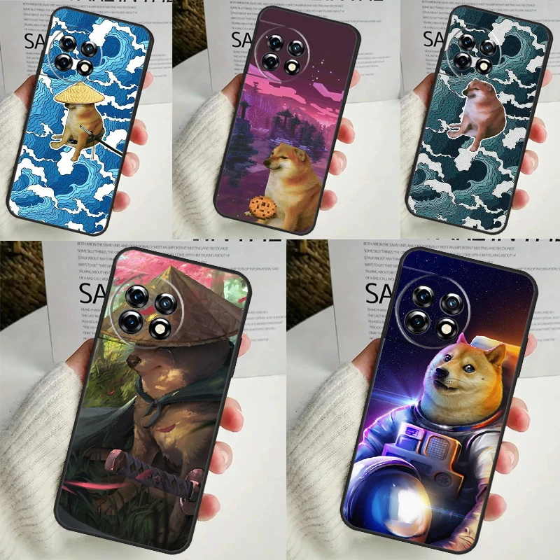 Doge Case For OnePlus 10T 10R 12R 9R 8T 12 11 9 10 Pro Nord CE 2 3 Lite CE4 2T N10 N20 N30 Cover