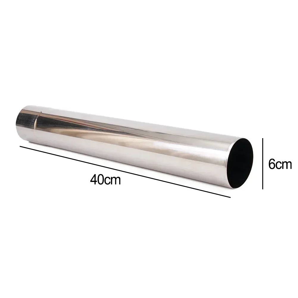 2.3" Stainless Steel Stove Pipe For Hot Tent & Camping Stoves – 20-40cm Lengths For Smoke Venting