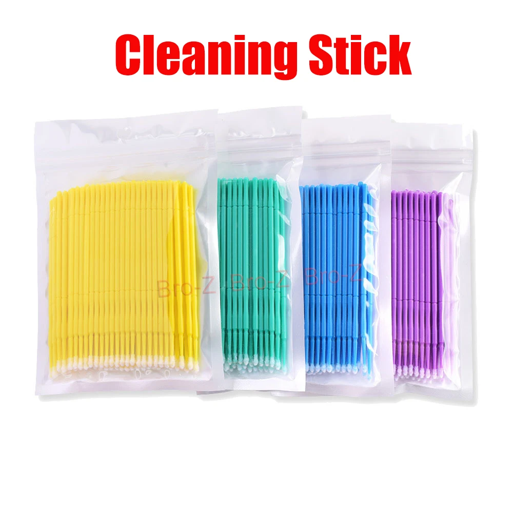 100Pcs Up Paint Micro Brush Tips 1.5mm Mini Car Touch Up Paint Micro Brush Purple Auto Applicator Sticks Detailing Car Products