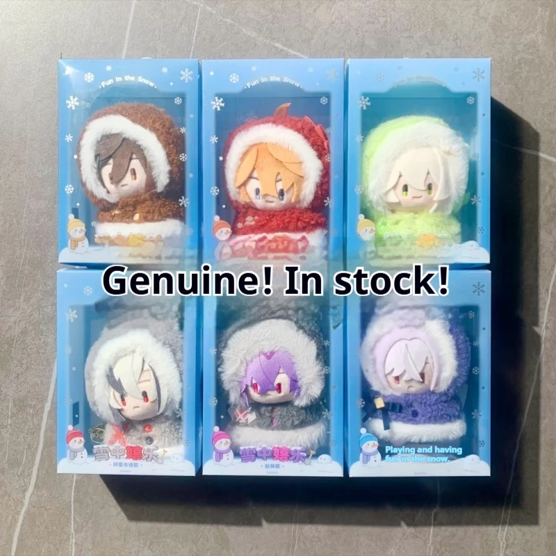 Genshin Playing In The Snow Zhongli Nahida Skirk Tartaglia Durin Arlecchino Serise Plush Doll Soft Cute Bag Charm Gifts