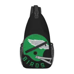 Philadelphia Eagles Damgood Game Lid Sling Backpack Sling Bag Travel Chest Bag Daypack Men Crossbody Backpack Shoulder Bag