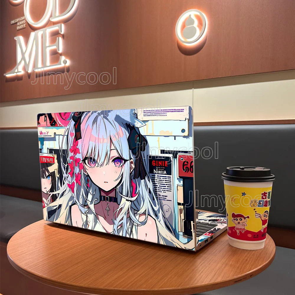 2 Pieces Vinyl Laptop Sticker  Self adhesive Case for HP Lenovo Apple ASUS Easy To Install Decal Stickers