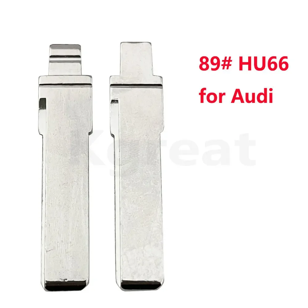 10 stücke 31 #86 #89 # hu66 ungeschnittenes leeres Flip-Remote-Schlüssel blatt aus Metall für VW Passat Bora Sitz Skoda Audi für Keydiy kd xhorse vvdi jmd