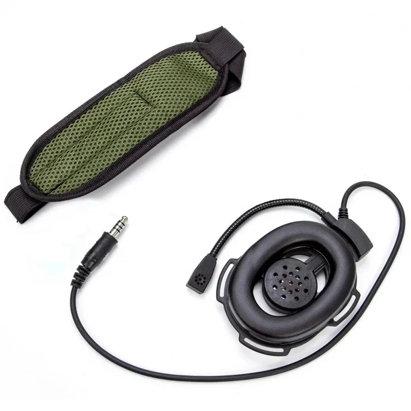 7.1 MM Walkie Talkie Earpiece Microphone, Portable Two-Way Radio Headset for Bowman Elite II HD03