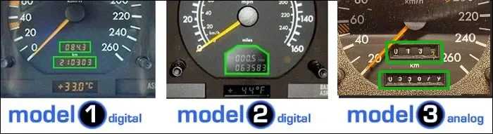 Gauge Face for Mercedes-Benz W140 R129 SPEEDO Dials MPH to KMH Petrol Cluster Overlay 260KMH