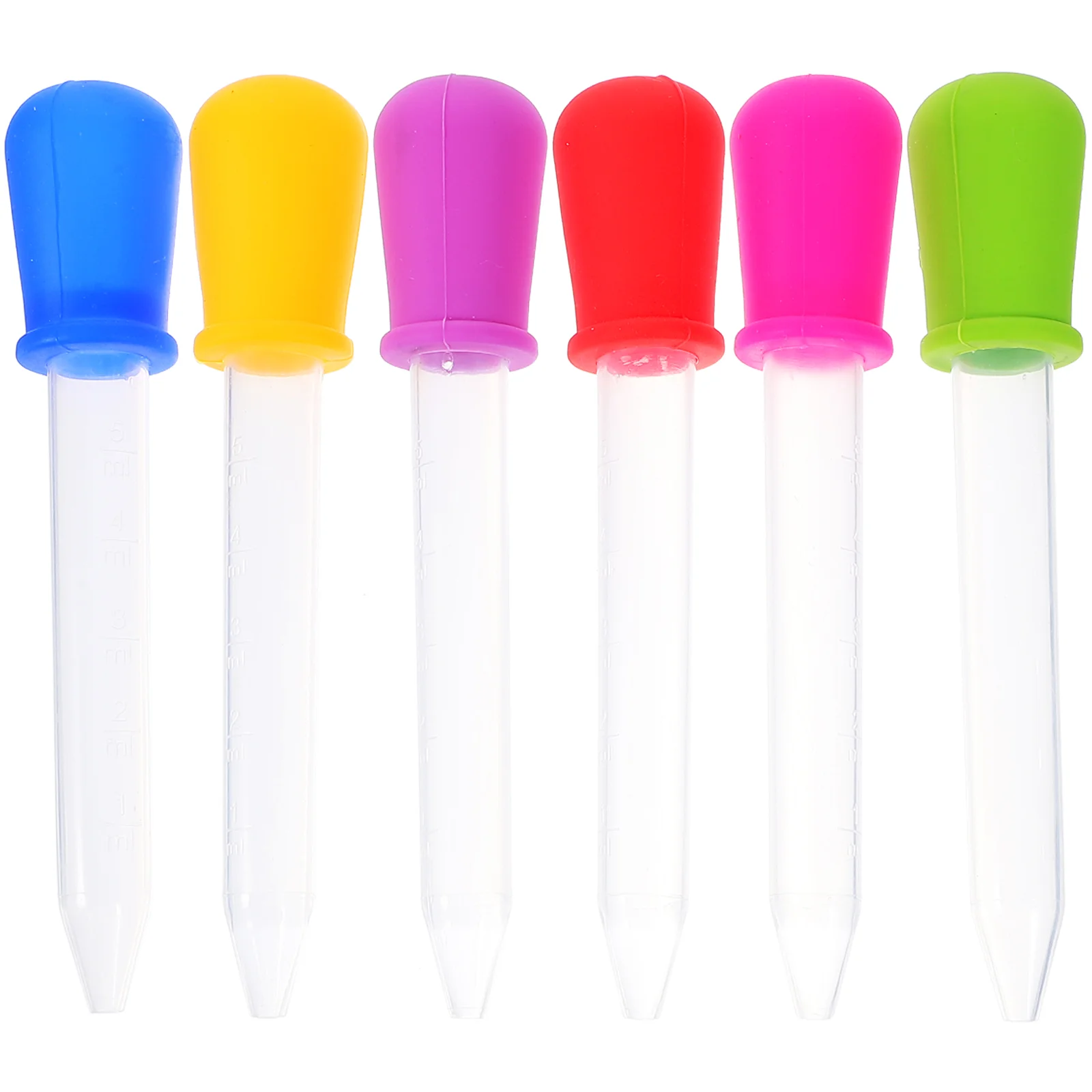 Imagem -05 - Droppers de Água de Plástico para Crianças Conta-gotas Aleatório Candy Maker Pipetas Conta-gotas de Silicone Pcs Pcs