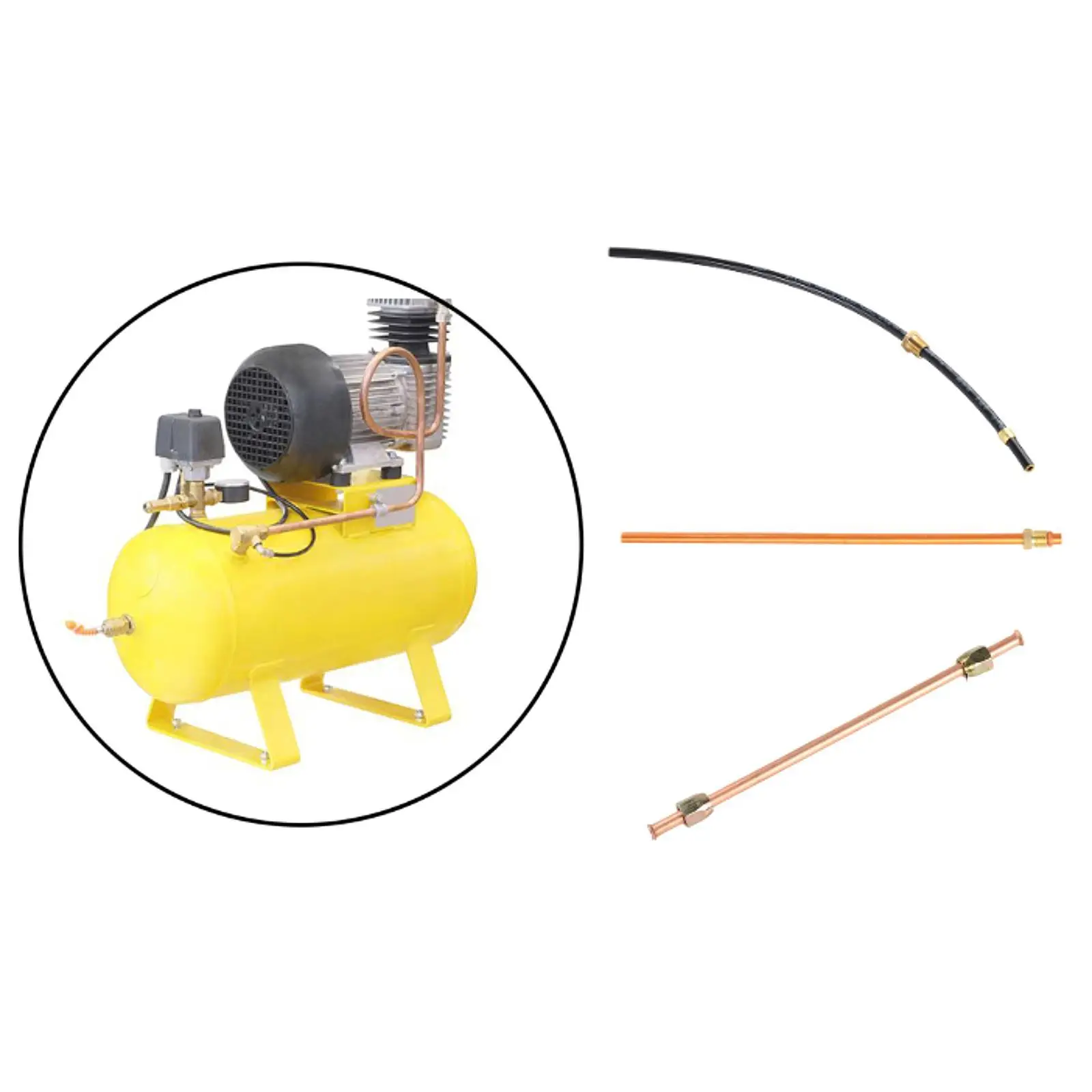 High Pressure Nylon Air Compressor Tube Unloader Hose Repair Kit for Oil-free Silent Compressor Machine