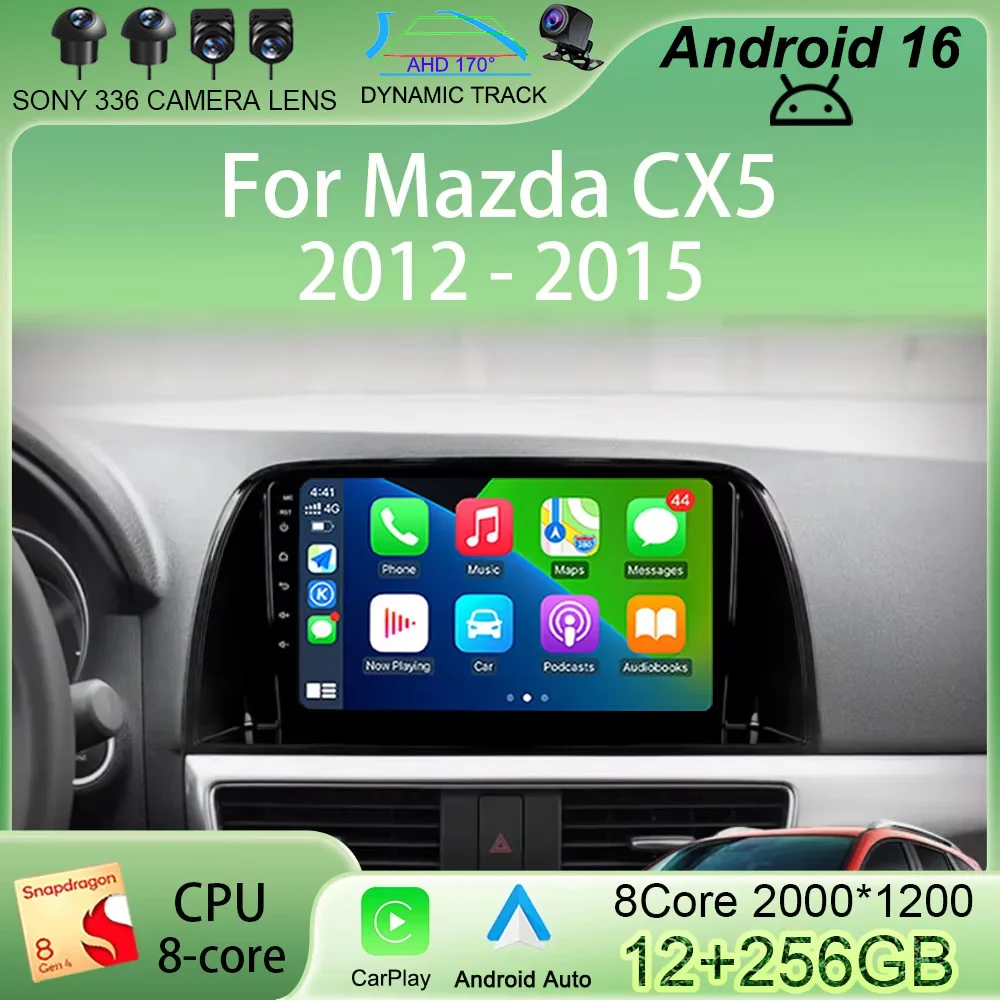 

Мультимедийный видеоплеер для автомобиля Android 16 10.1 дюйма для Mazda CX5 CX-5 2012-2015, автомагнитола с GPS-навигацией, стереосистема 2DIN, 4G.