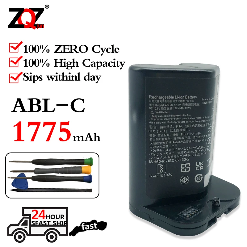 

Sweeping Robot Battery ABL-C for IRobot Braava Jet M6 Vacuum Cleaner Replacement Battery Scrubbing and Mopping Robot