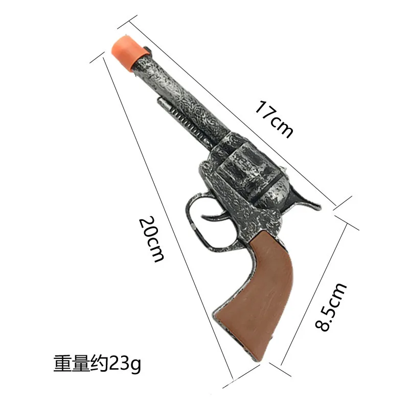 Cosplay Western Cowboy Gun Props Children Toy Gun Model Dress Up Jewelry Accessories Plastic Gun Party Halloween Props