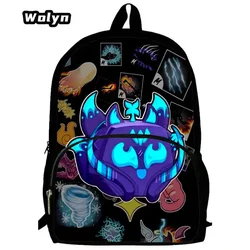 Mochila Cartoon School Bags for Boys Gilrs ,Anime Games B-Blox Fruit Child Backpack for School , School Backpack for Pupil