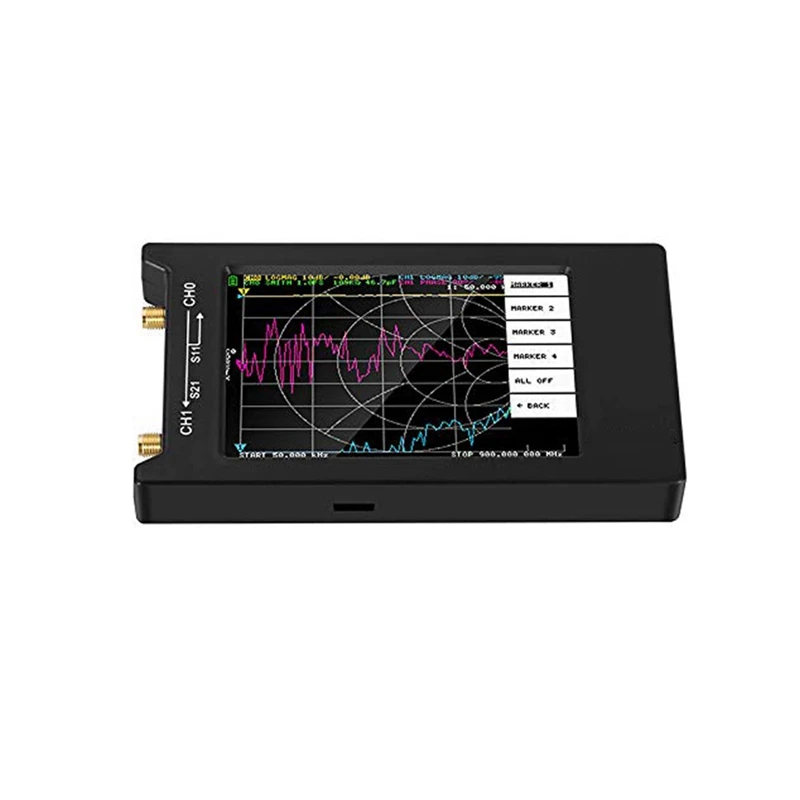 Nanovna-H4 Vector Network Analyzer MF HF VHF UHF Antenna Analyzer 4 Inch Display Network Spectrum Analyzer ABS
