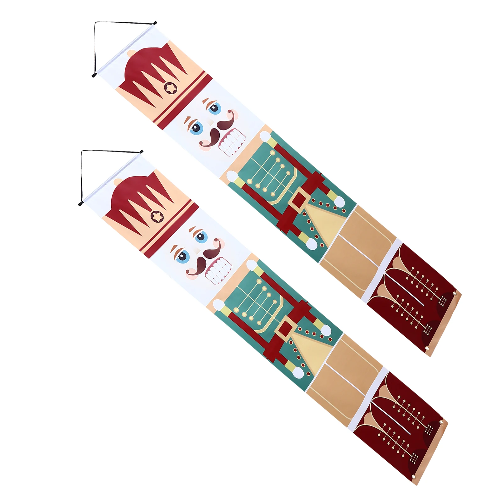 

Christmas Banner Nutcracker Couplet Xmas Door Decoration for Party Decoration Christmas Door Curtain Xmas Home Bars