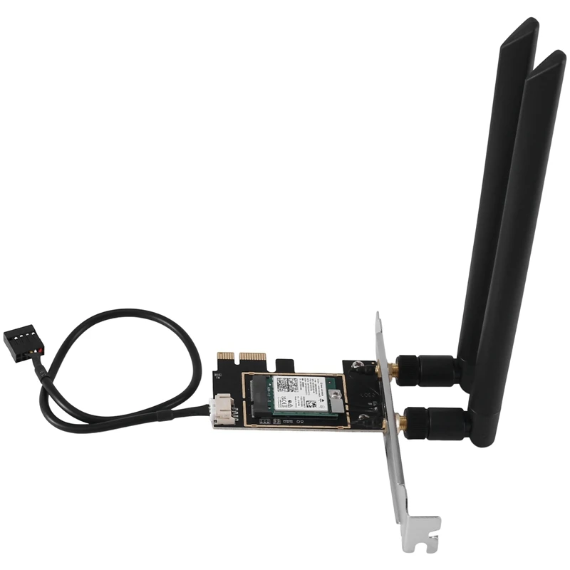 AX210NGW Wifi Card Wifi 6E Dual Band 2.4G/5G Wireless Card Adapter AX210 BT5.2 2400Mbps PCIE Adapter With 2X8DB Antenna