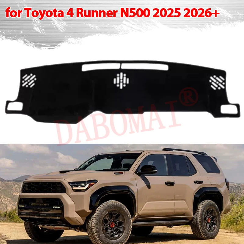 Protector de Tablero para Toyota 4Runner N500 2025 2026+, Parasol Anti-UV para el Tablero del Auto, Alfombra Interior, Accesorios